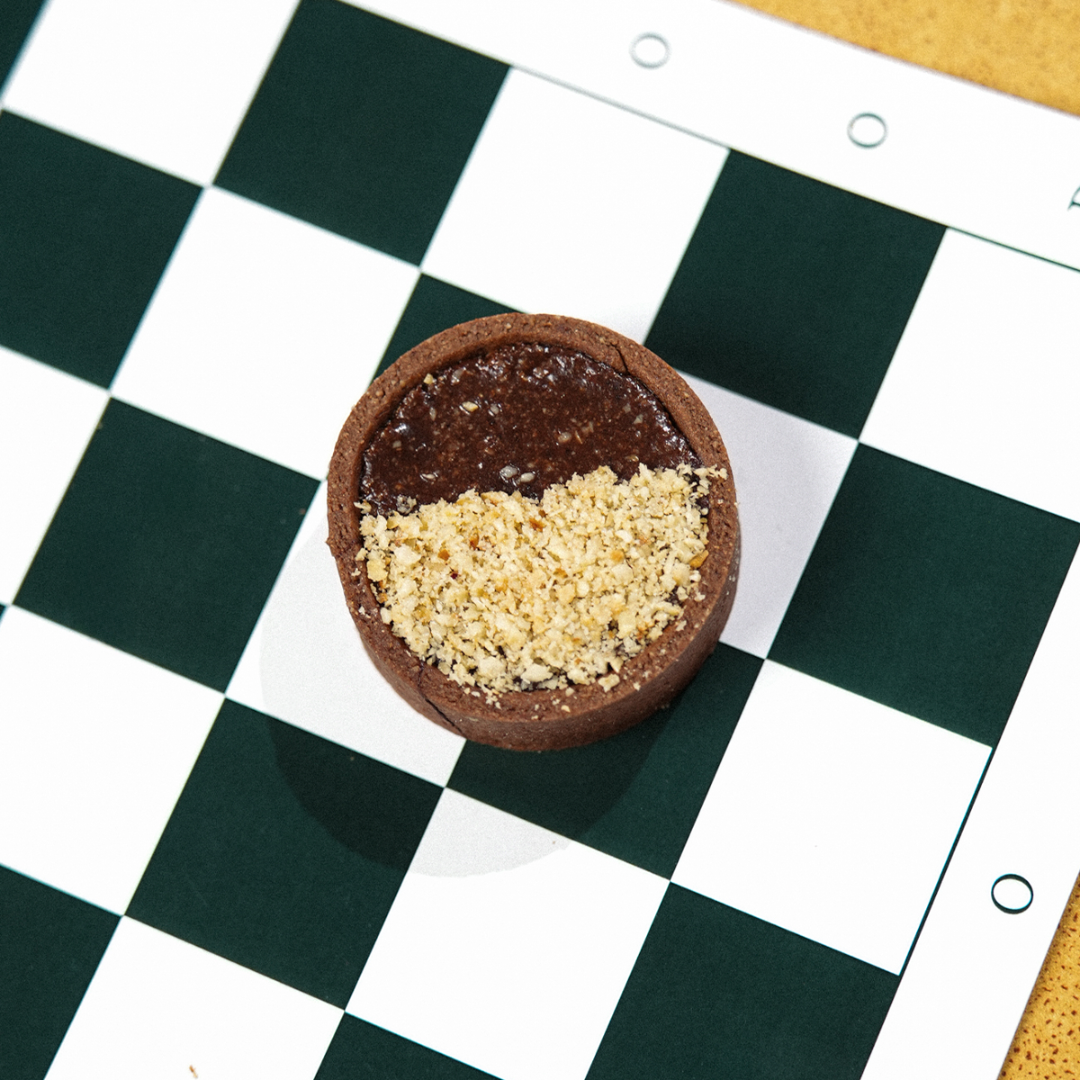 Cacao & Hazelnut Millet Tart