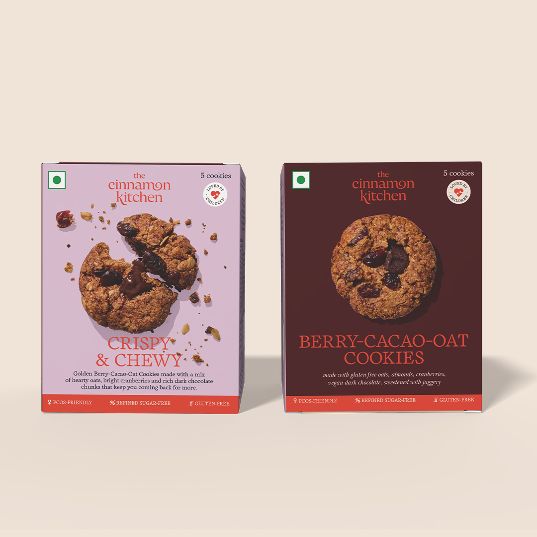 Berry Cacao Oat Cookies
