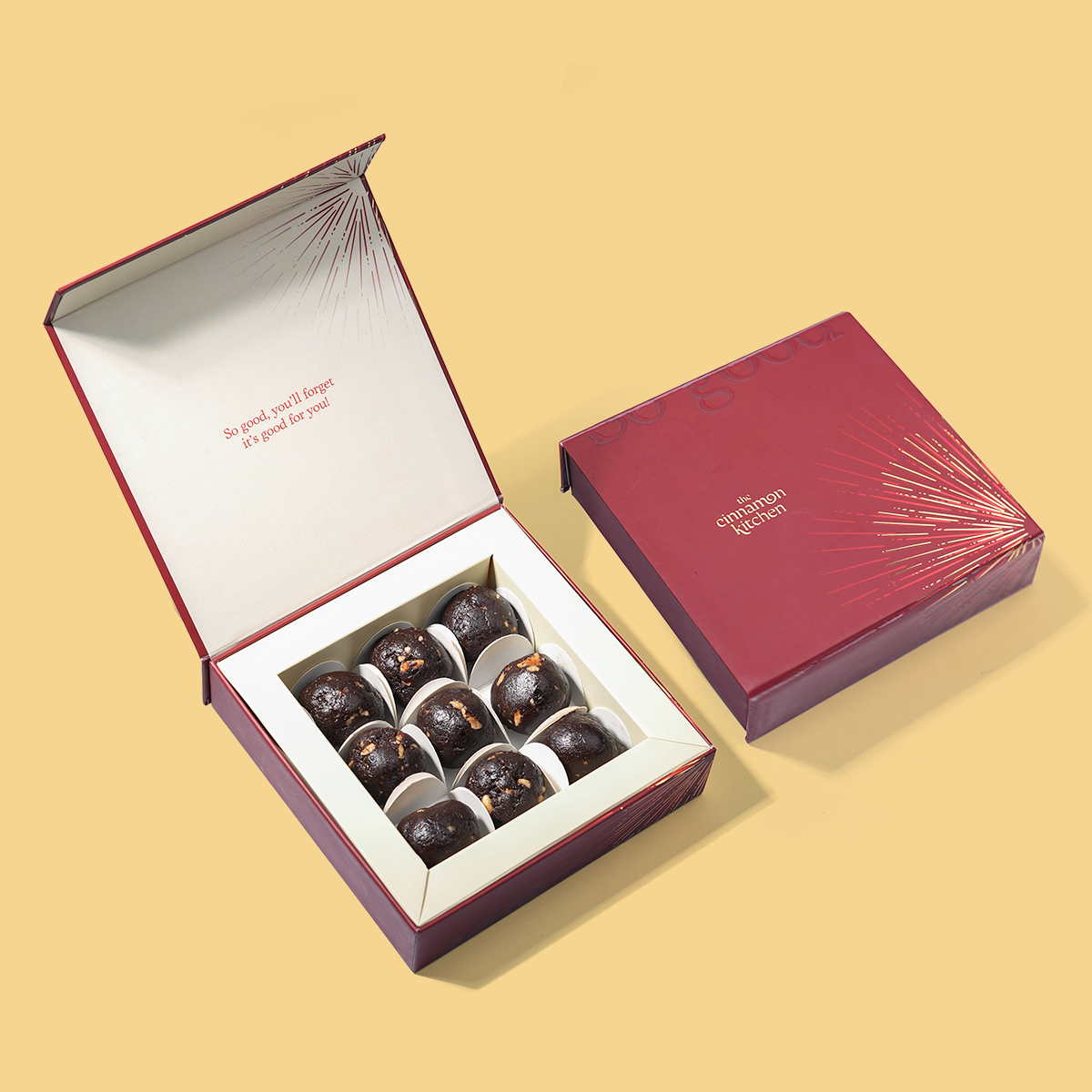 Cacao, Hazelnut & Date Fudge Balls