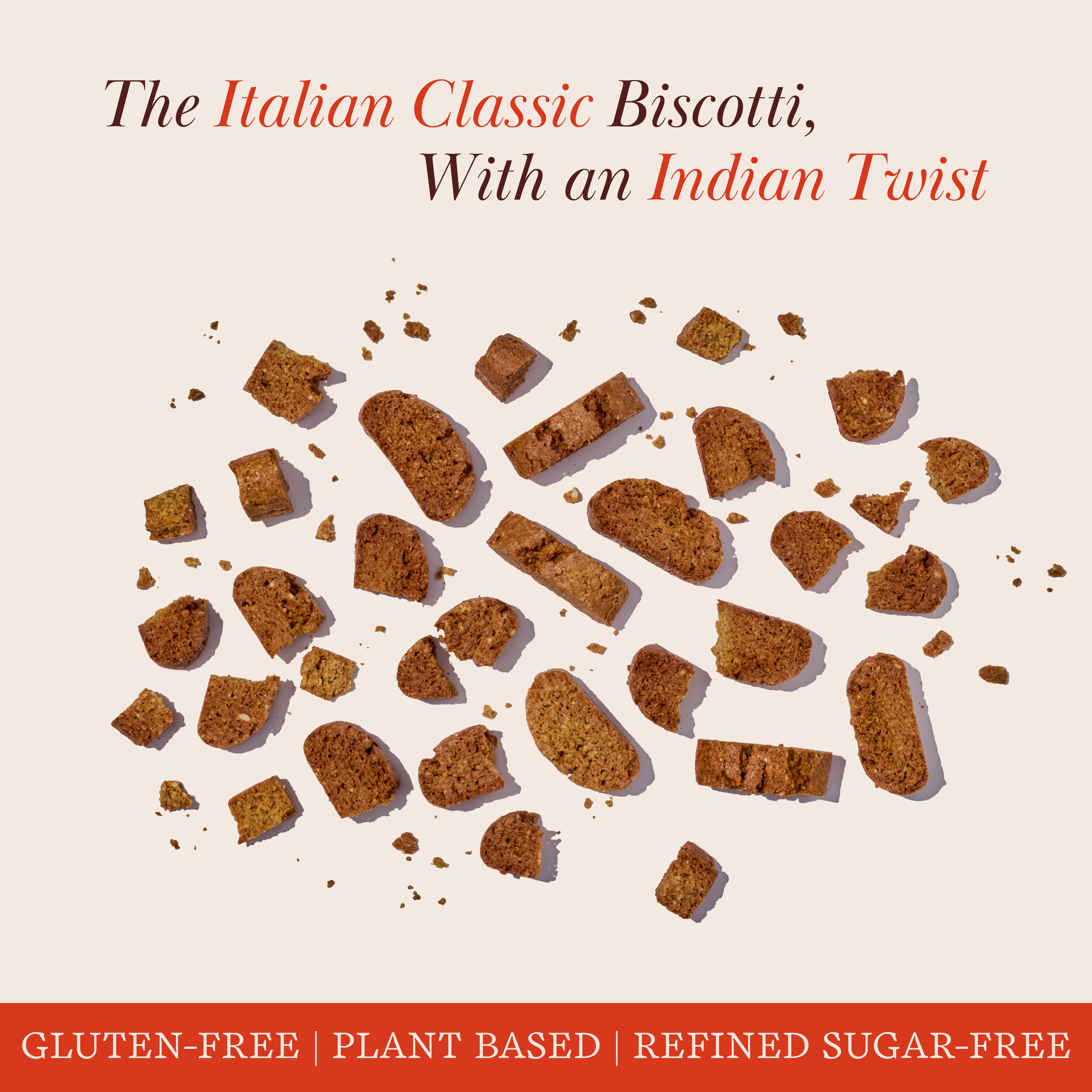 Cardamom & Almond Biscotti
