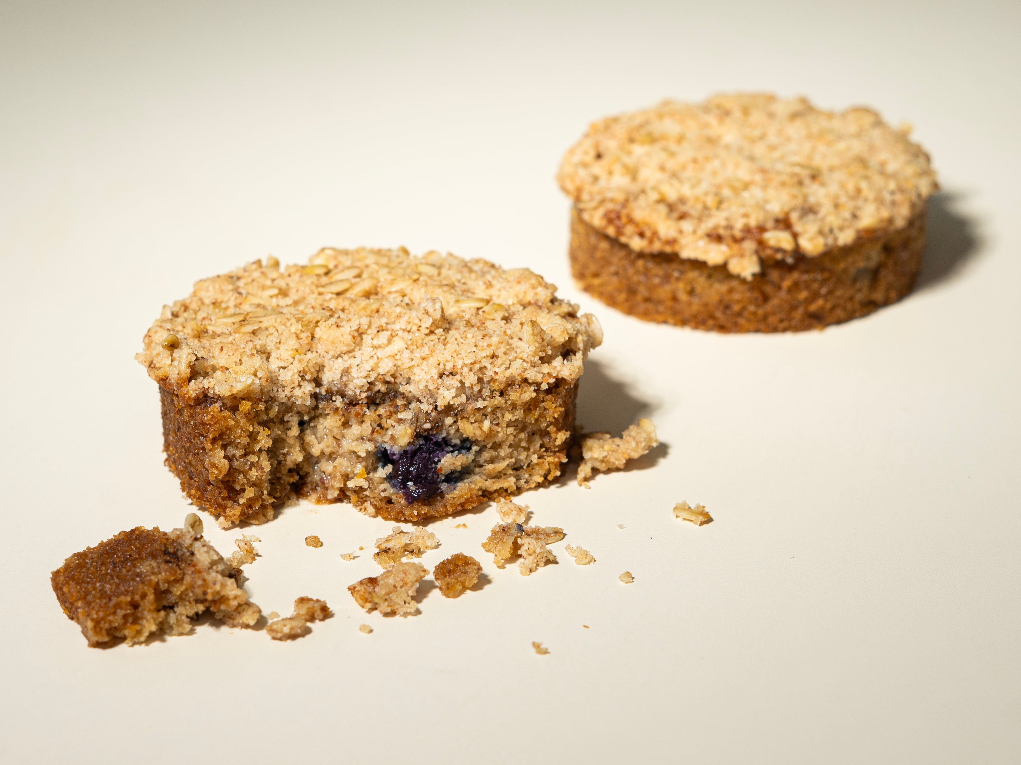 Apple & Blueberry Crumble Cake