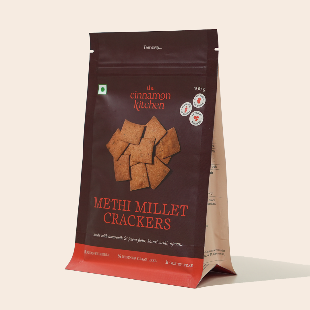 Methi Millet Crackers
