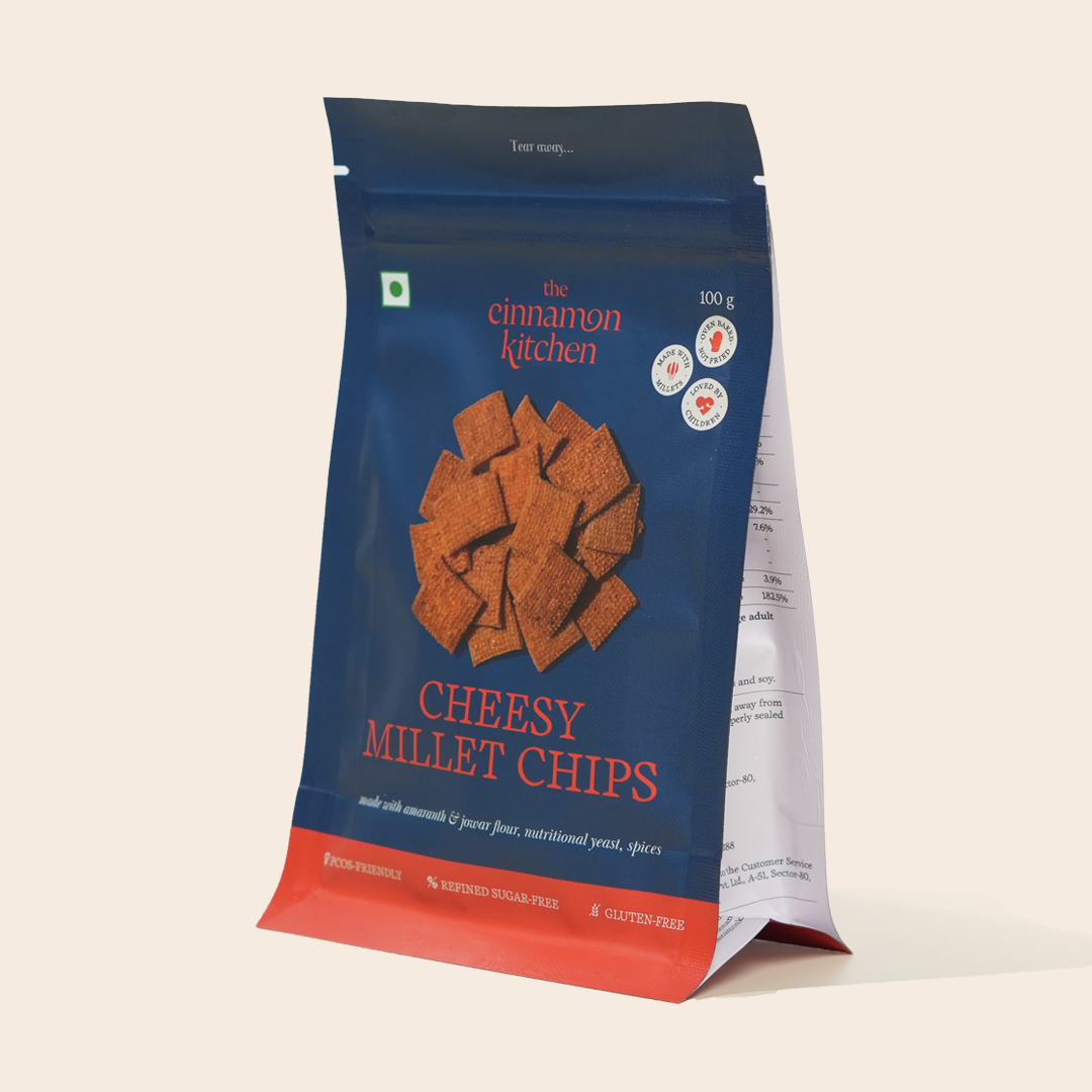 Cheesy Millet Chips