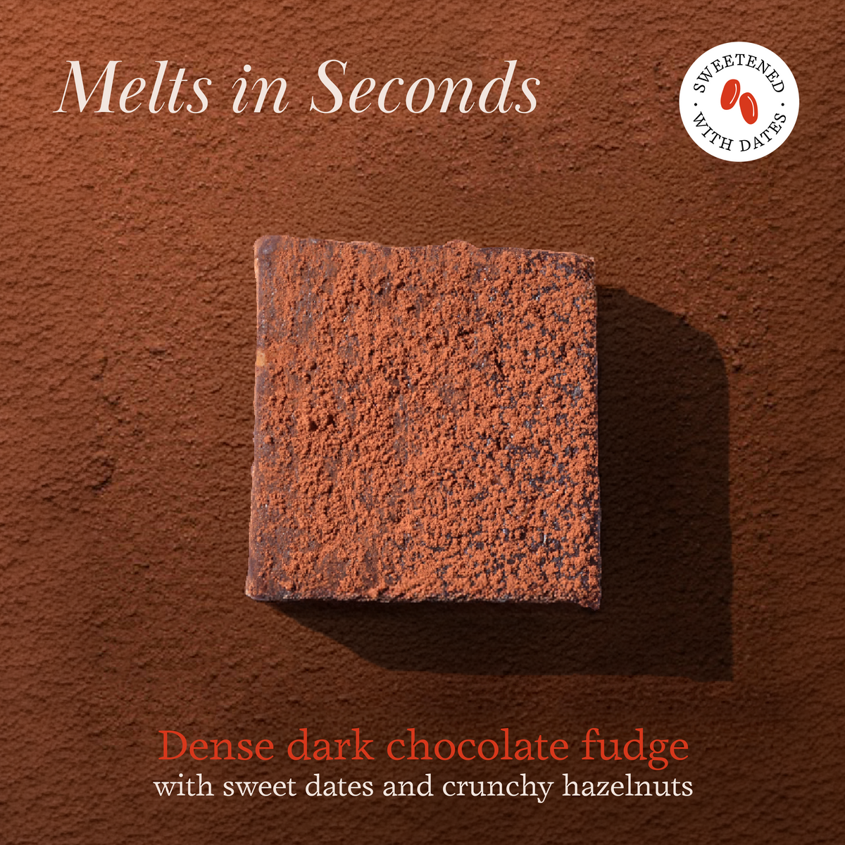 Cacao, Hazelnut & Date Fudge
