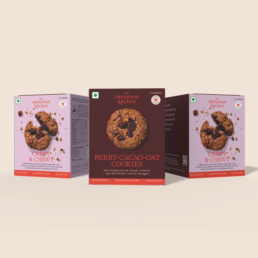 Berry Cacao Oat Cookies