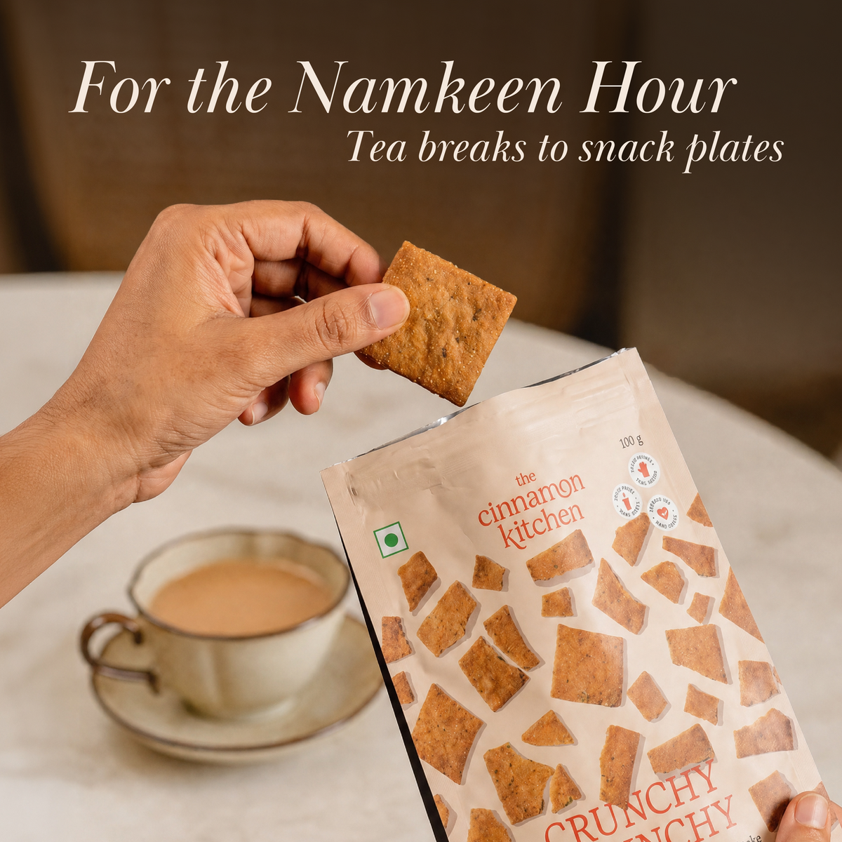 Methi Millet Crackers