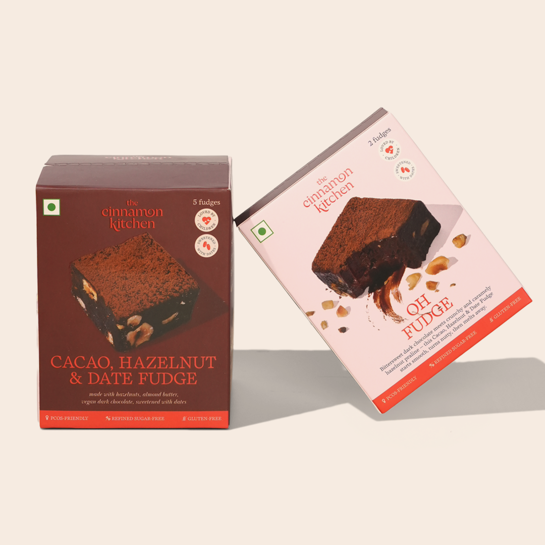 Cacao, Hazelnut & Date Fudge