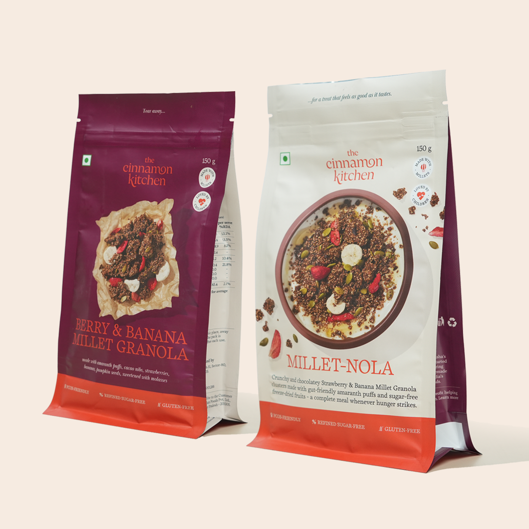 Berry & Banana Millet Granola