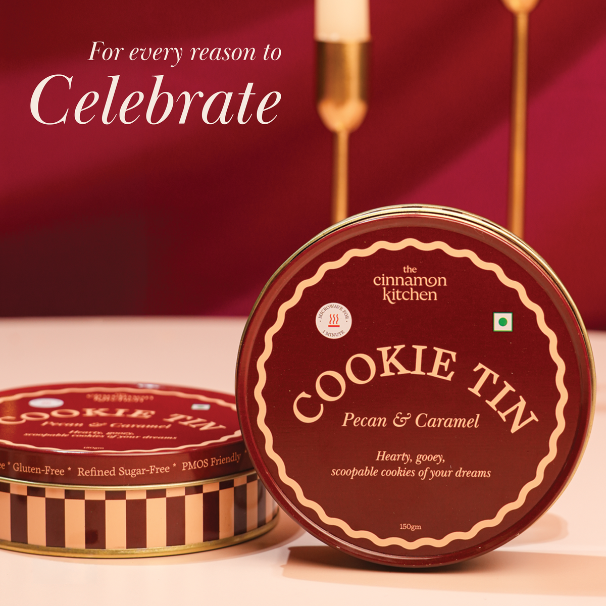 Pecan & Caramel Cookie Tin