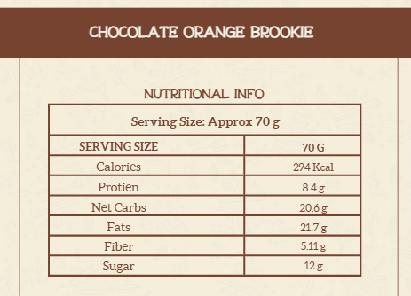 Cacao & Orange Brownie Cookie
