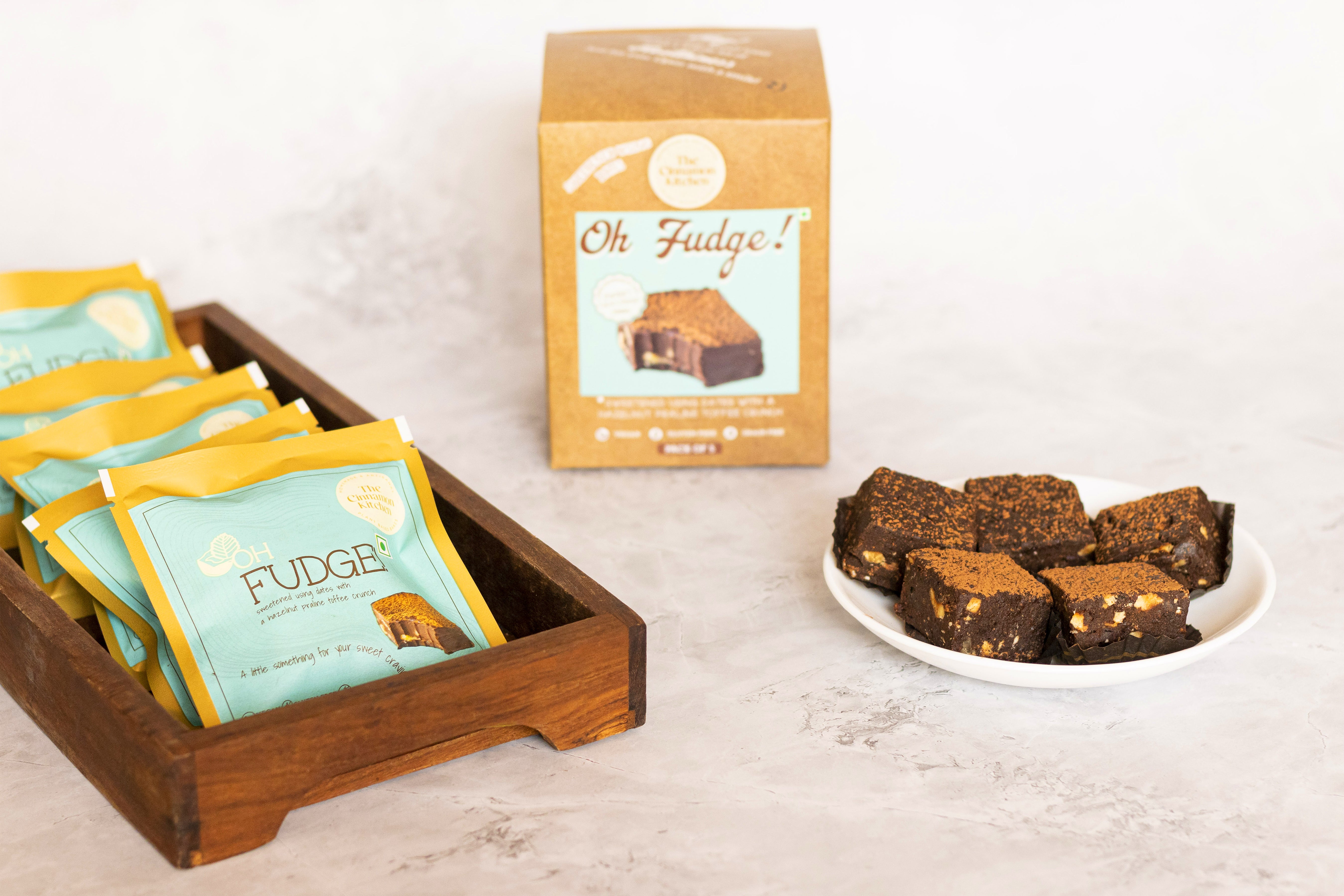 Cacao, Hazelnut & Date Fudge