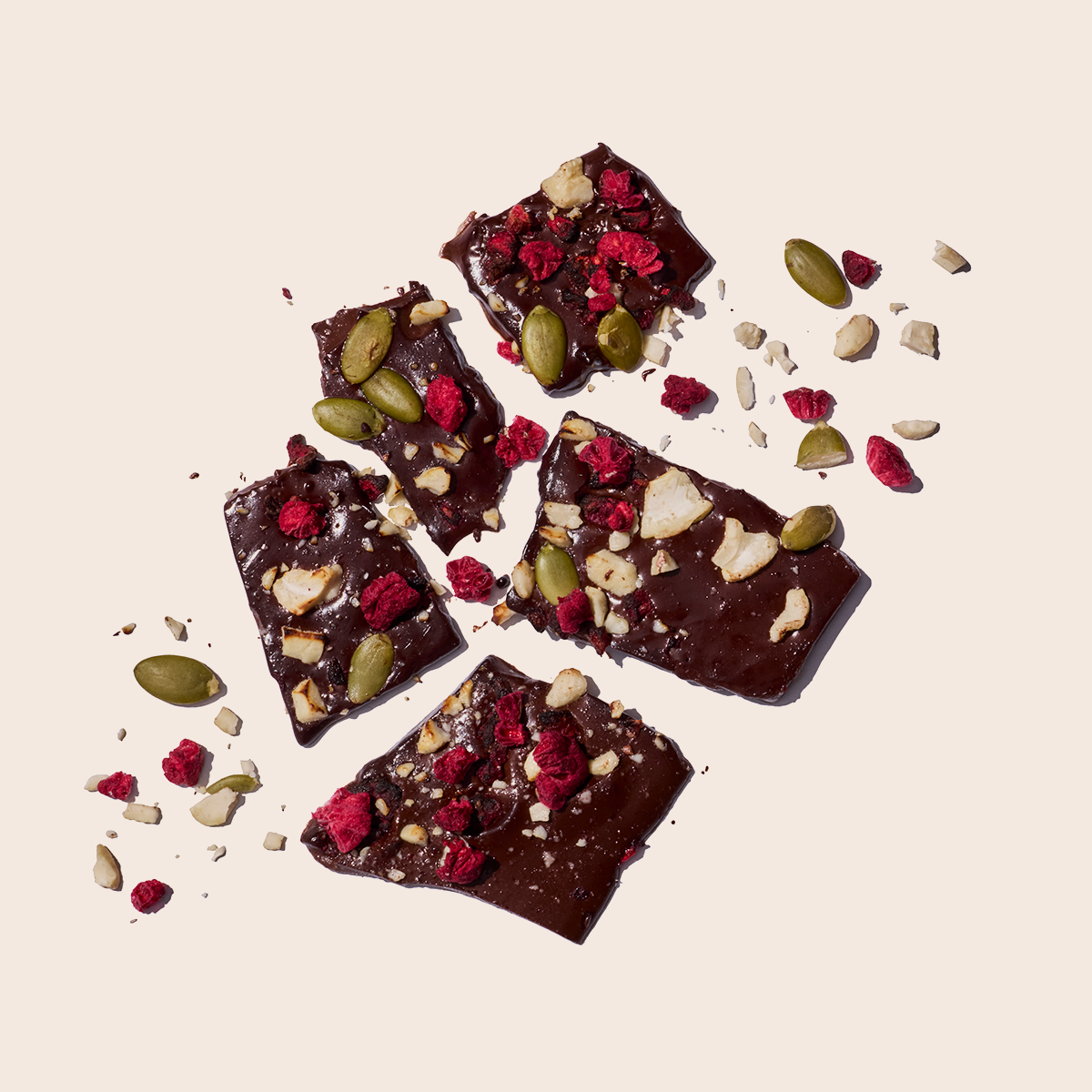 Sugar-Free Cacao & Berry Rocks