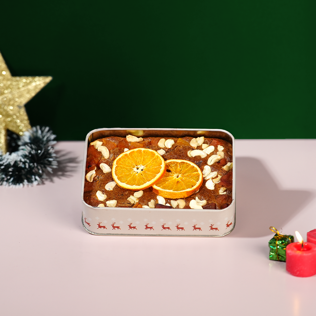 Non-Boozy Millet Plum Cake