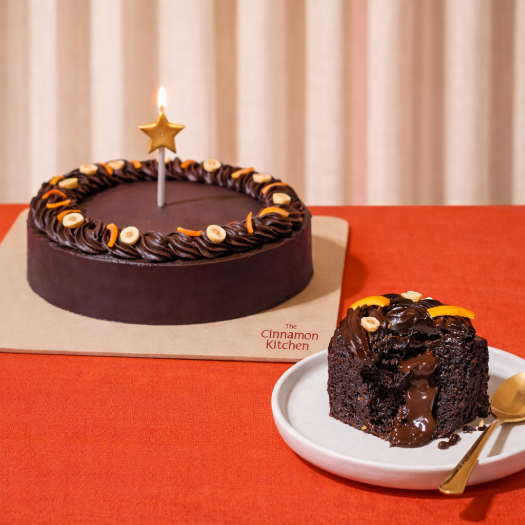 Orange & Cacao Millet Cake