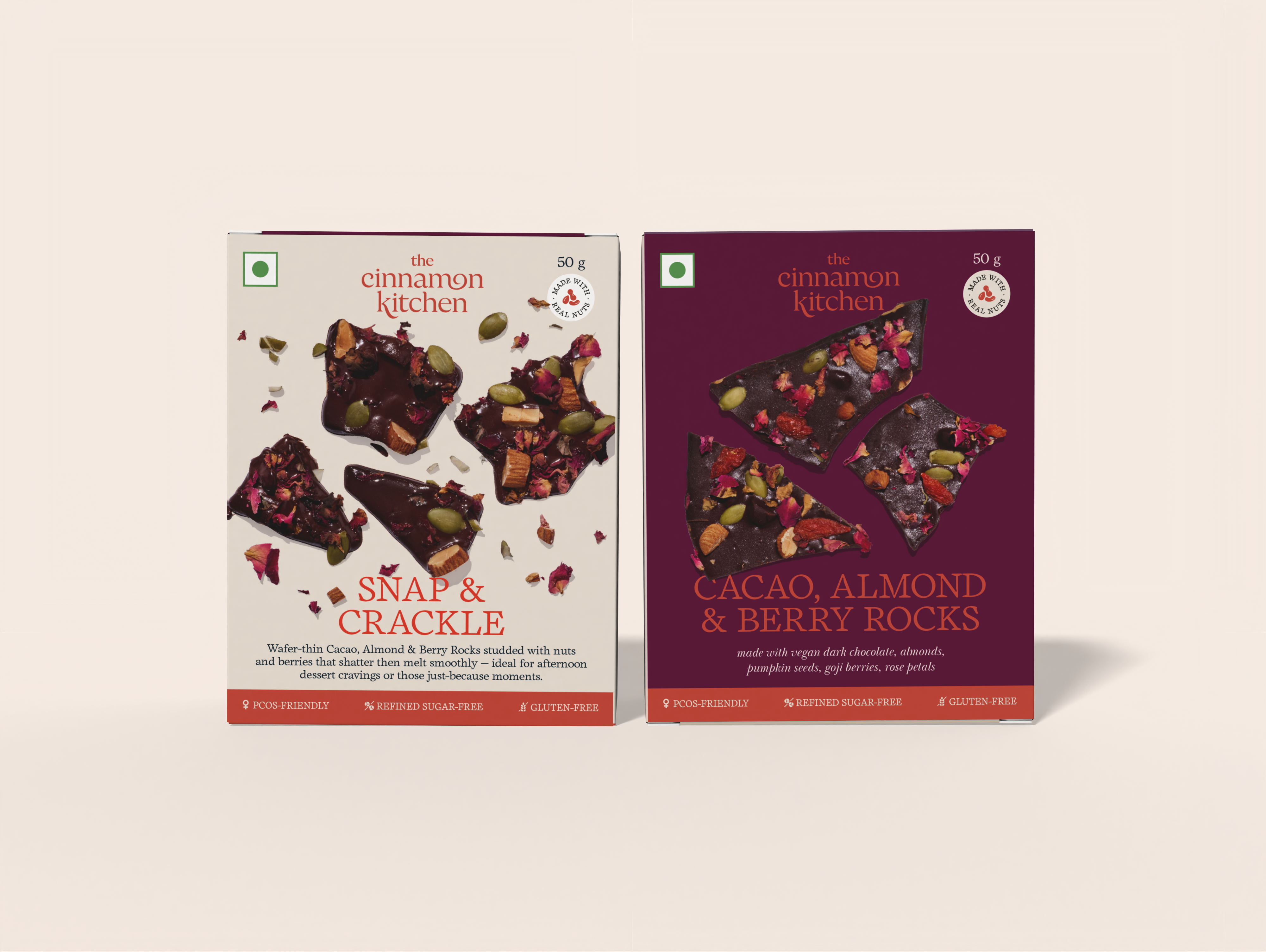 Cacao, Almond & Berry Rocks