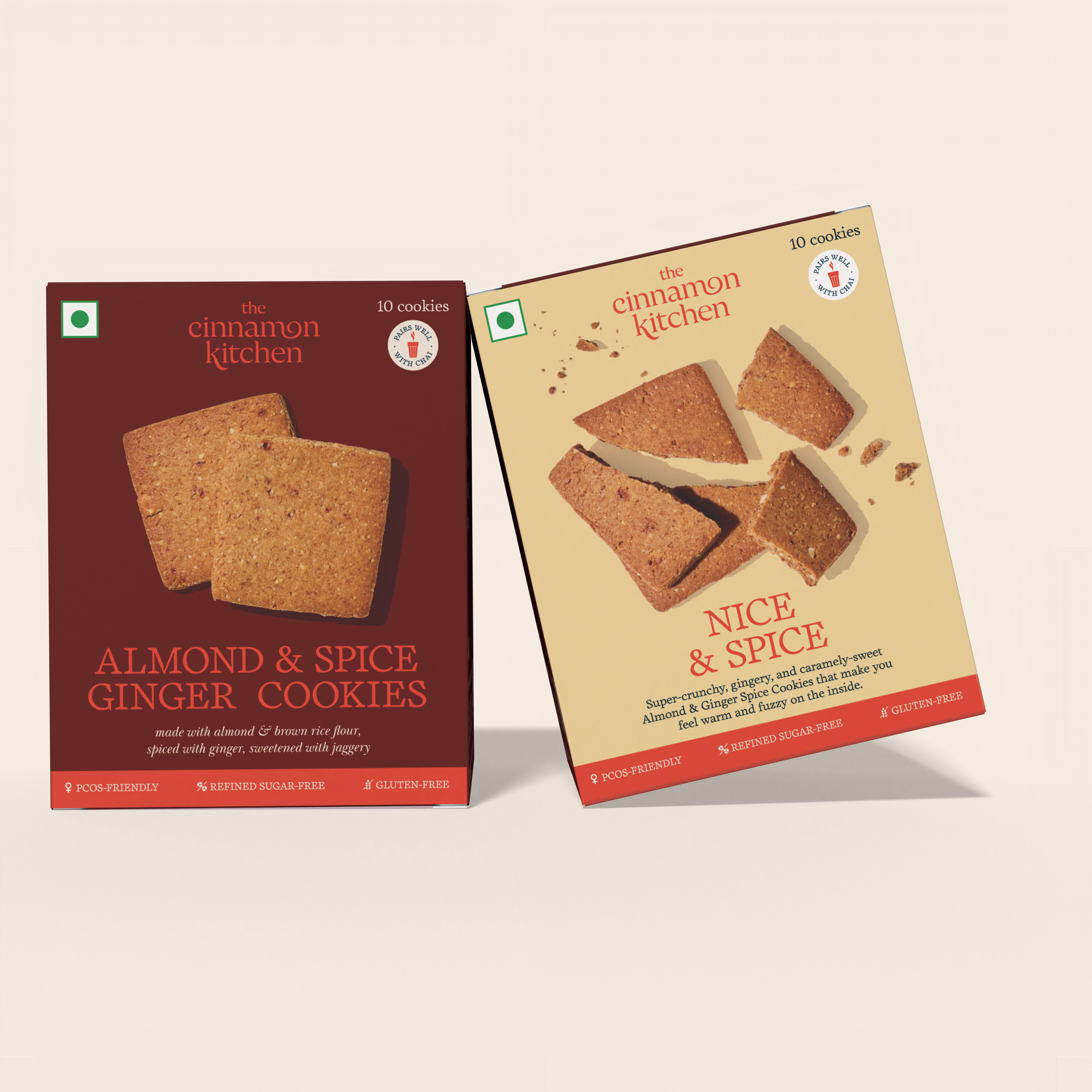 Almond & Spice Ginger Cookies