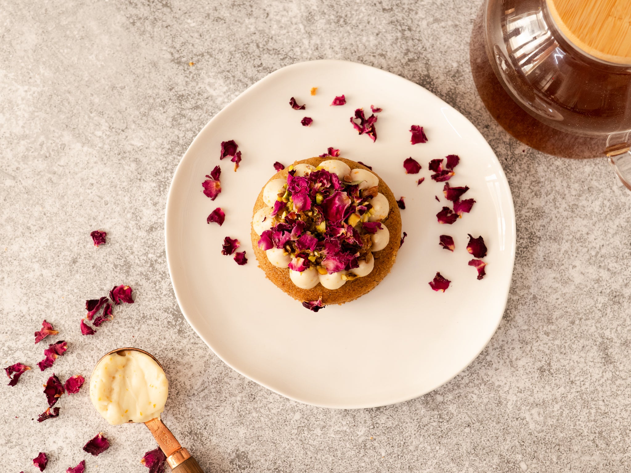 Rose & Cardamom Cake