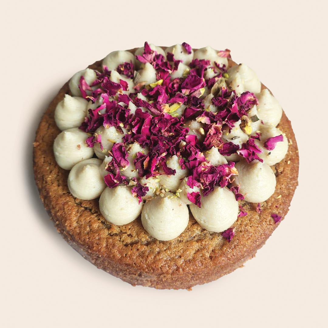 Saffron, Almond & Orange Cake