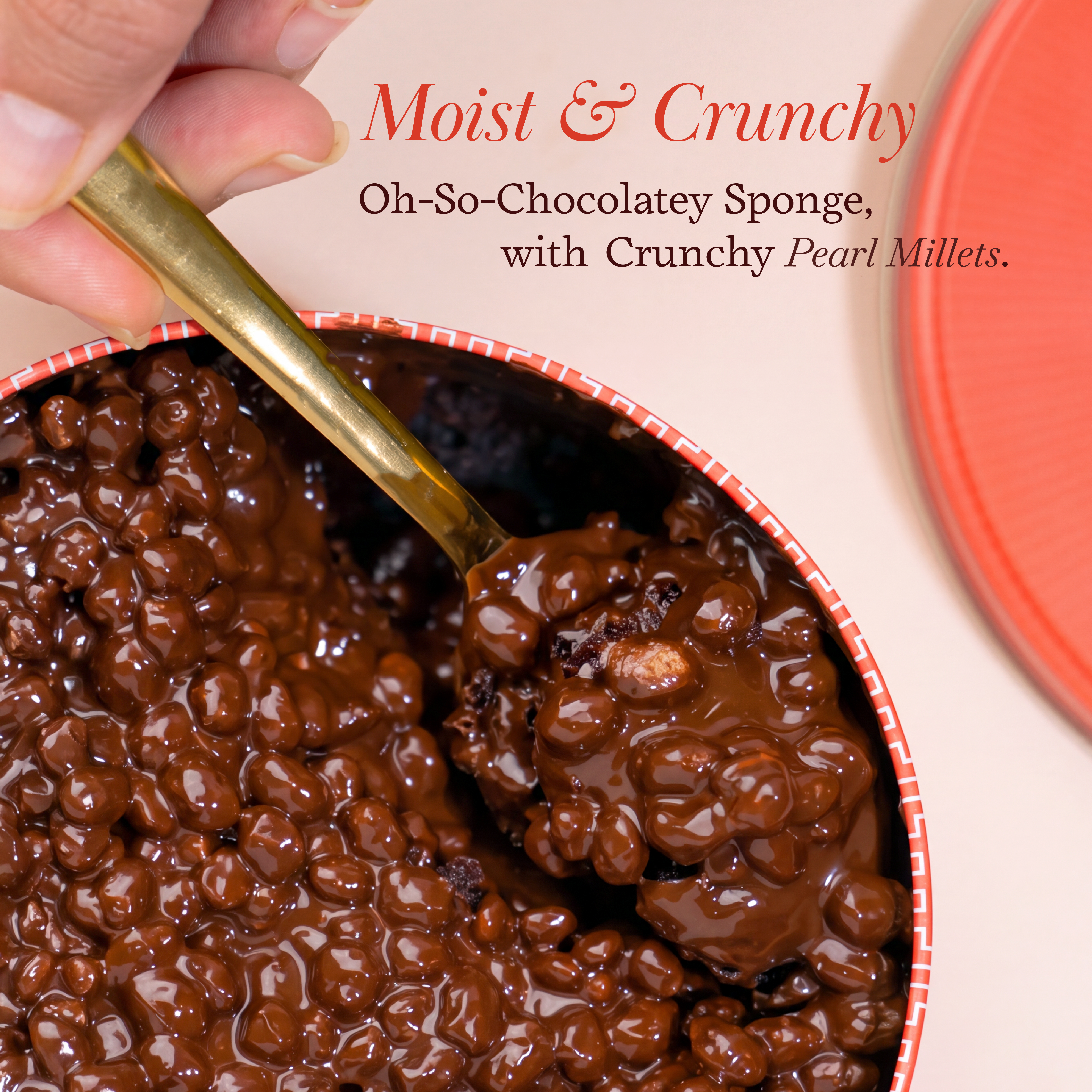 Chocolate Crunch Millet Cake