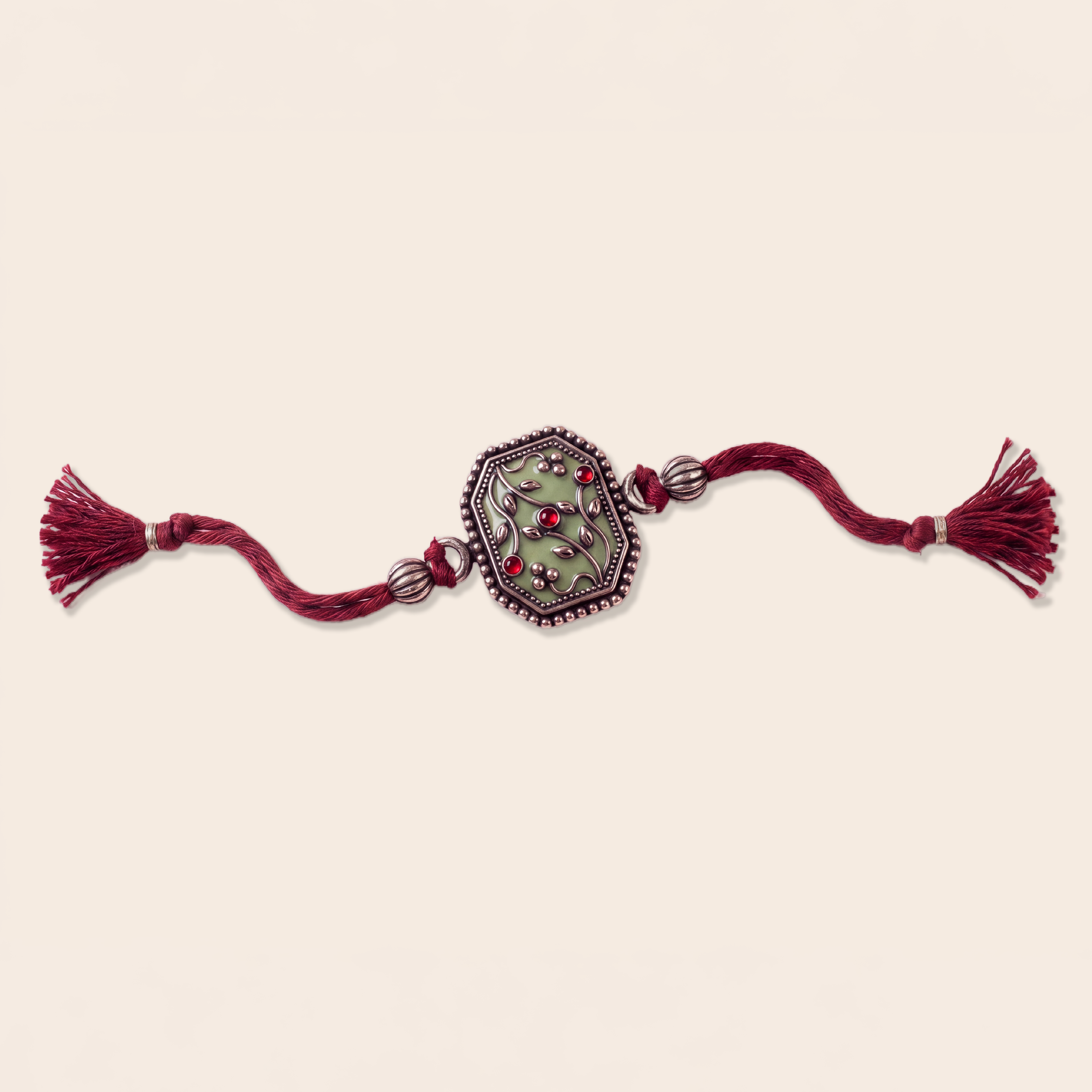 Handcrafted Silver Rakhi