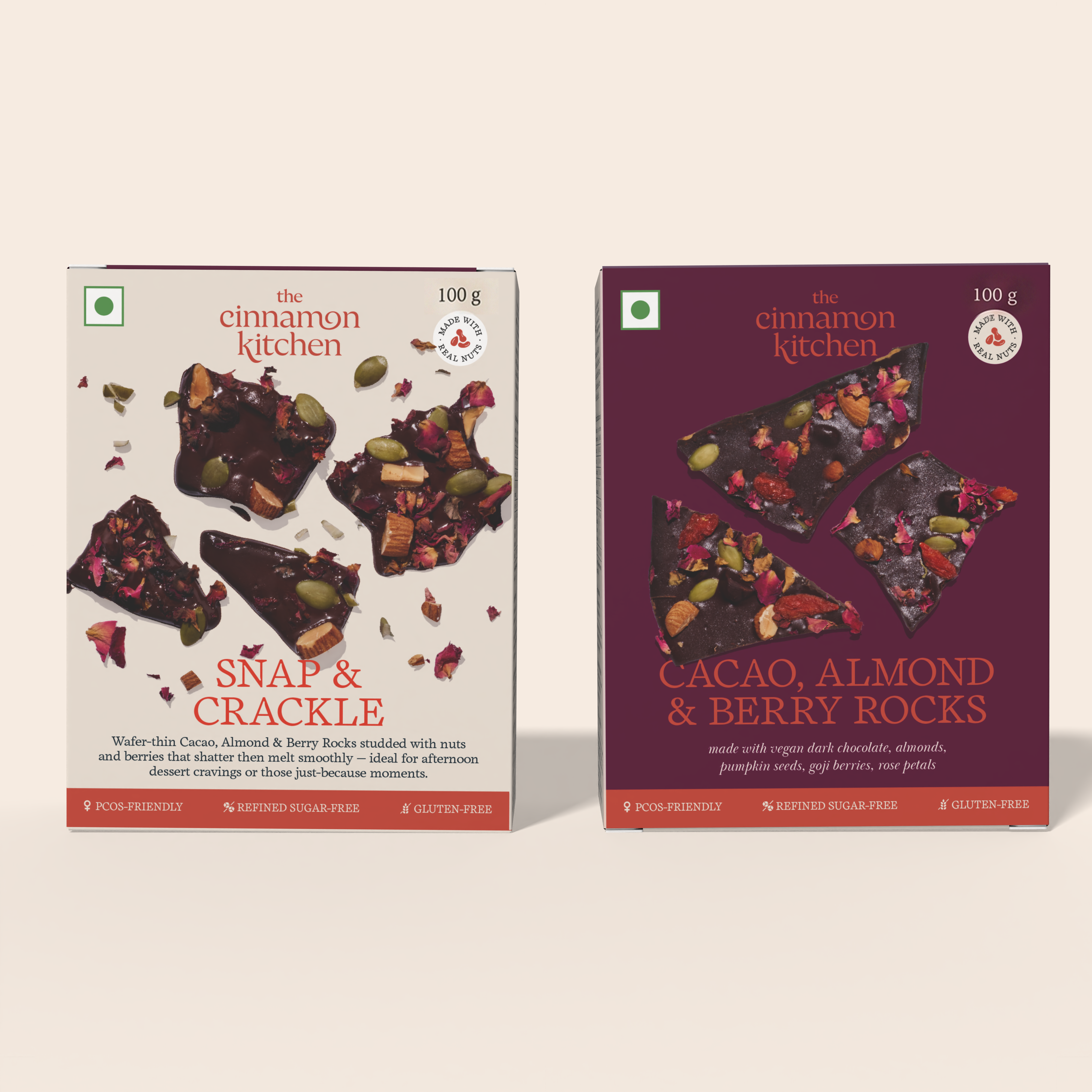 Cacao, Almond & Berry Rocks