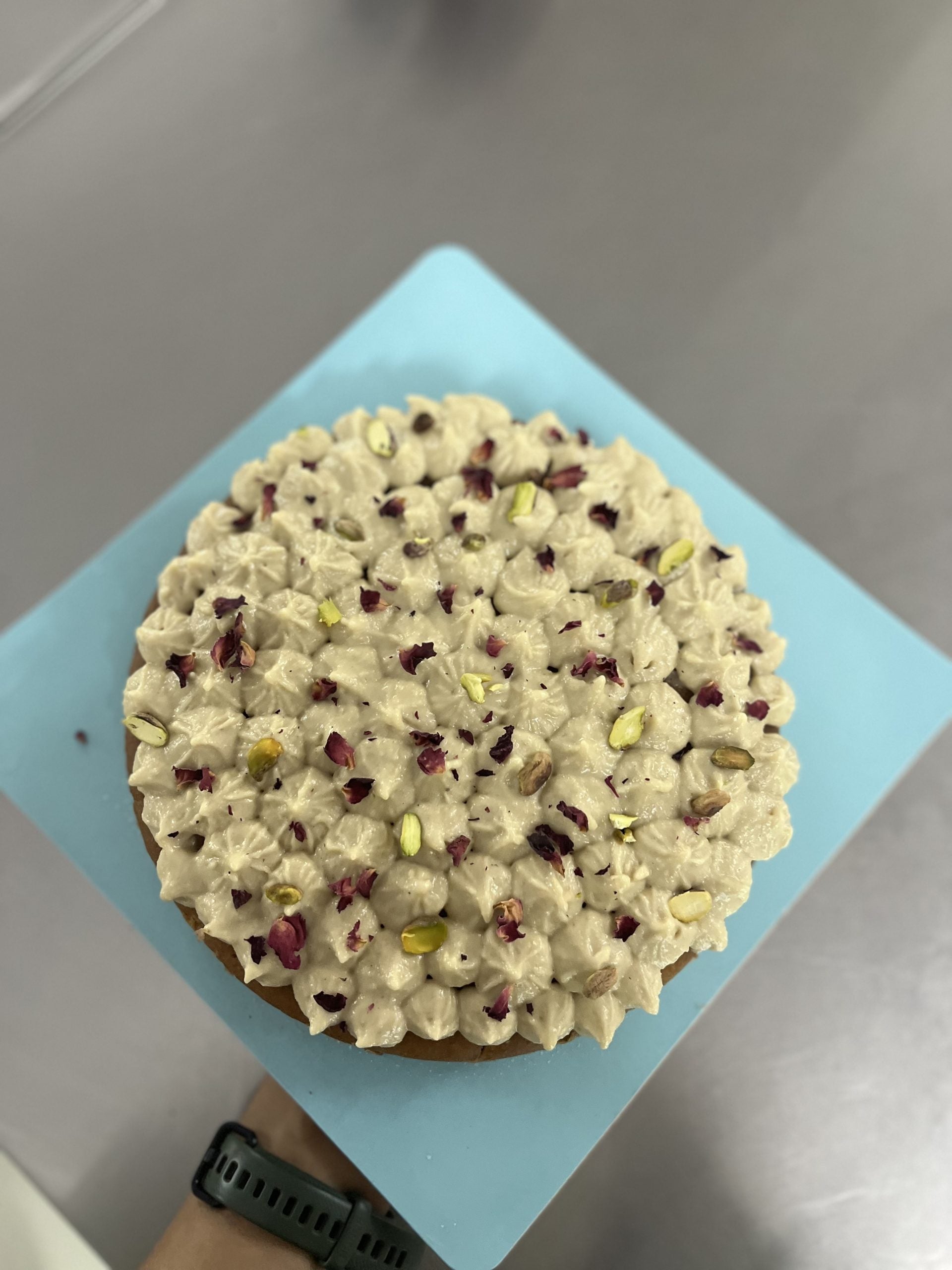 Saffron, Almond & Orange Cake