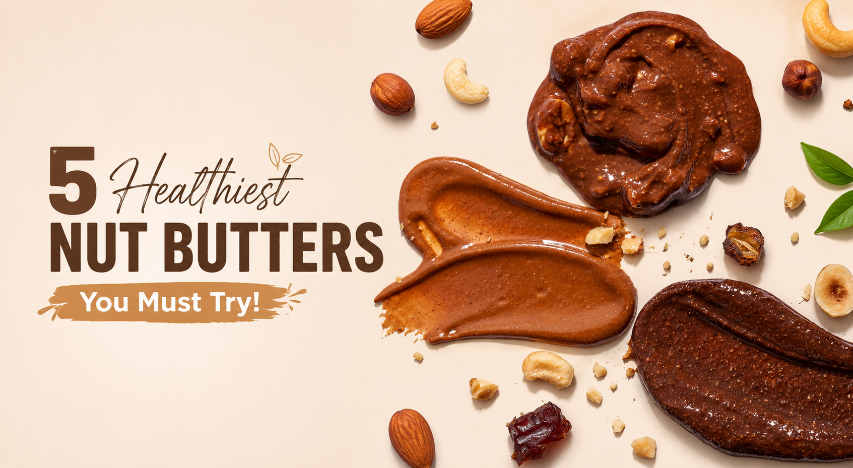 5 Healthiest Nut Butters You Must Try!