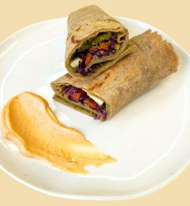 Pea Pesto Wrap | Quick, Nutritious, and Delicious