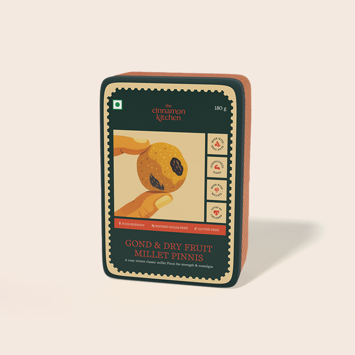 Gond & Dry Fruit Millet Pinnis