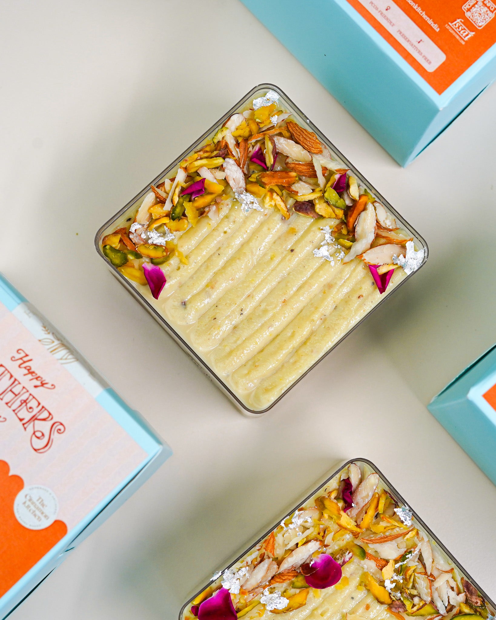 Sugar-Free Rabdi Kulfi Cake Jar