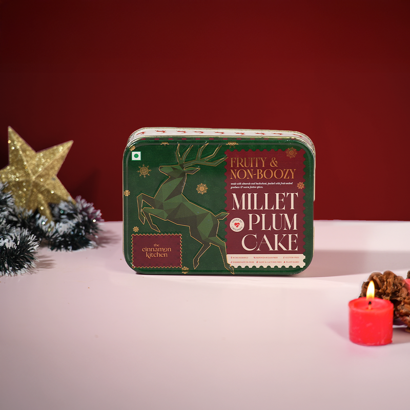 Non-Boozy Millet Plum Cake