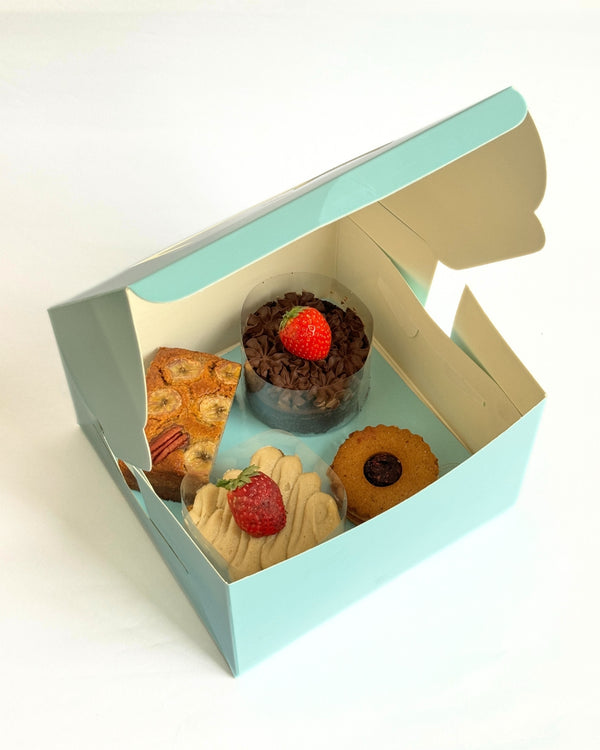 TCK's Mini Dessert Box (Pack of 4) (Only For Delhi NCR)