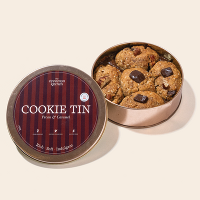 Pecan & Caramel Cookie Tin