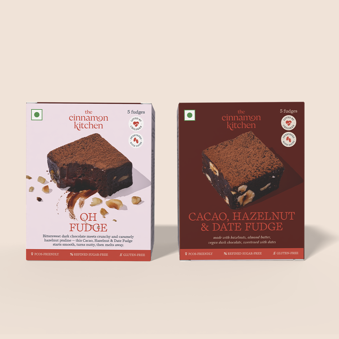 Cacao, Hazelnut & Date Fudge