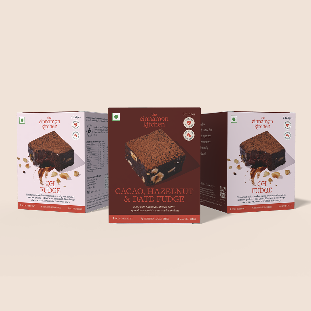 Cacao, Hazelnut & Date Fudge