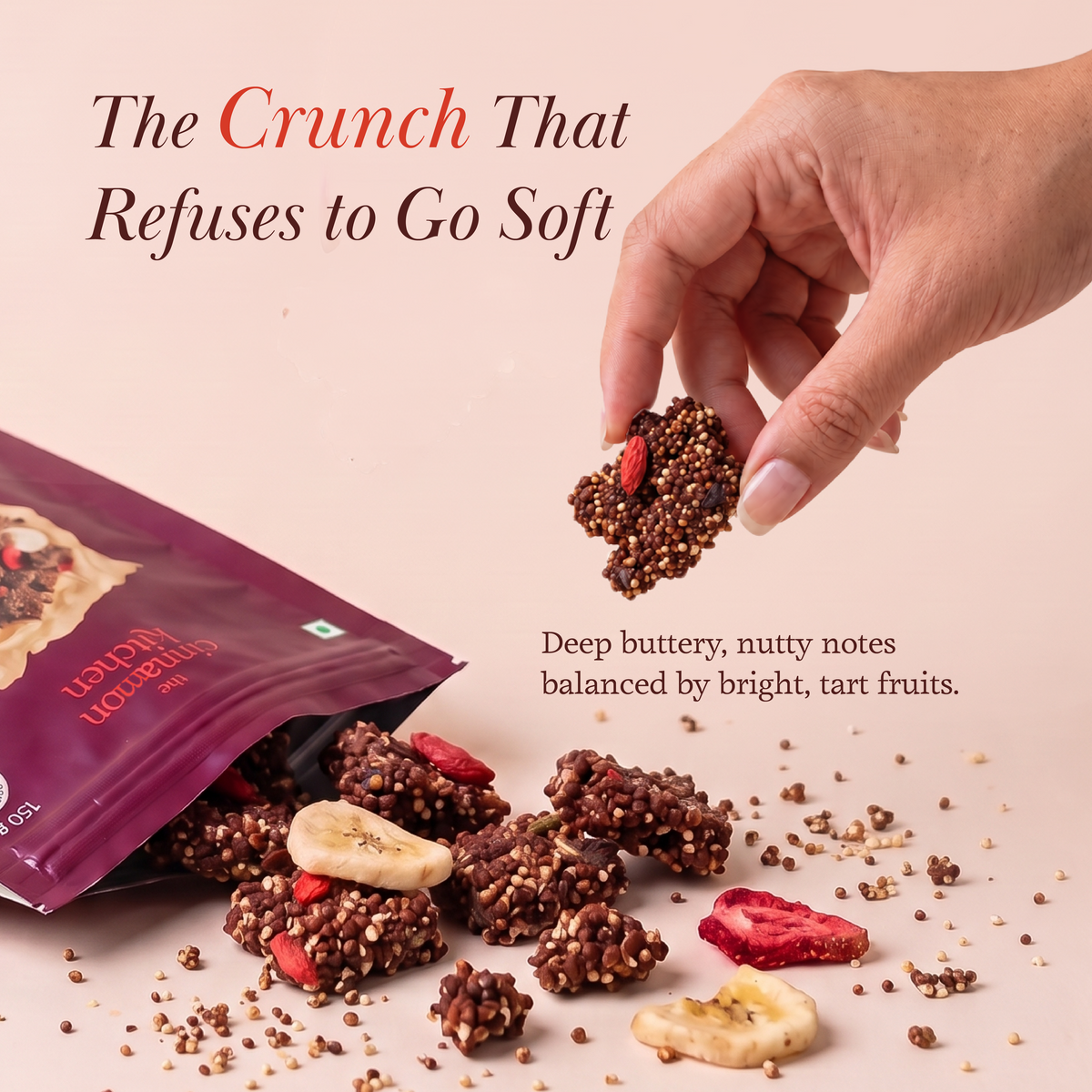 Berry & Banana Millet Granola