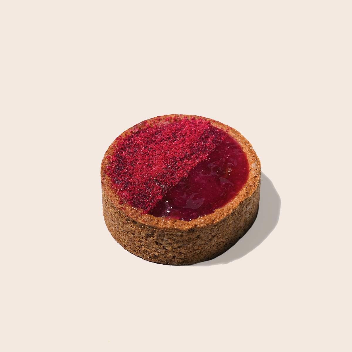 Gulkand White Chocolate Tart