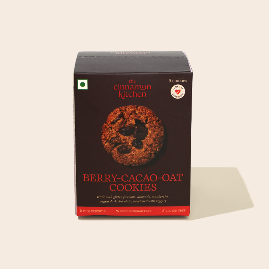 Berry Cacao Oat Cookies