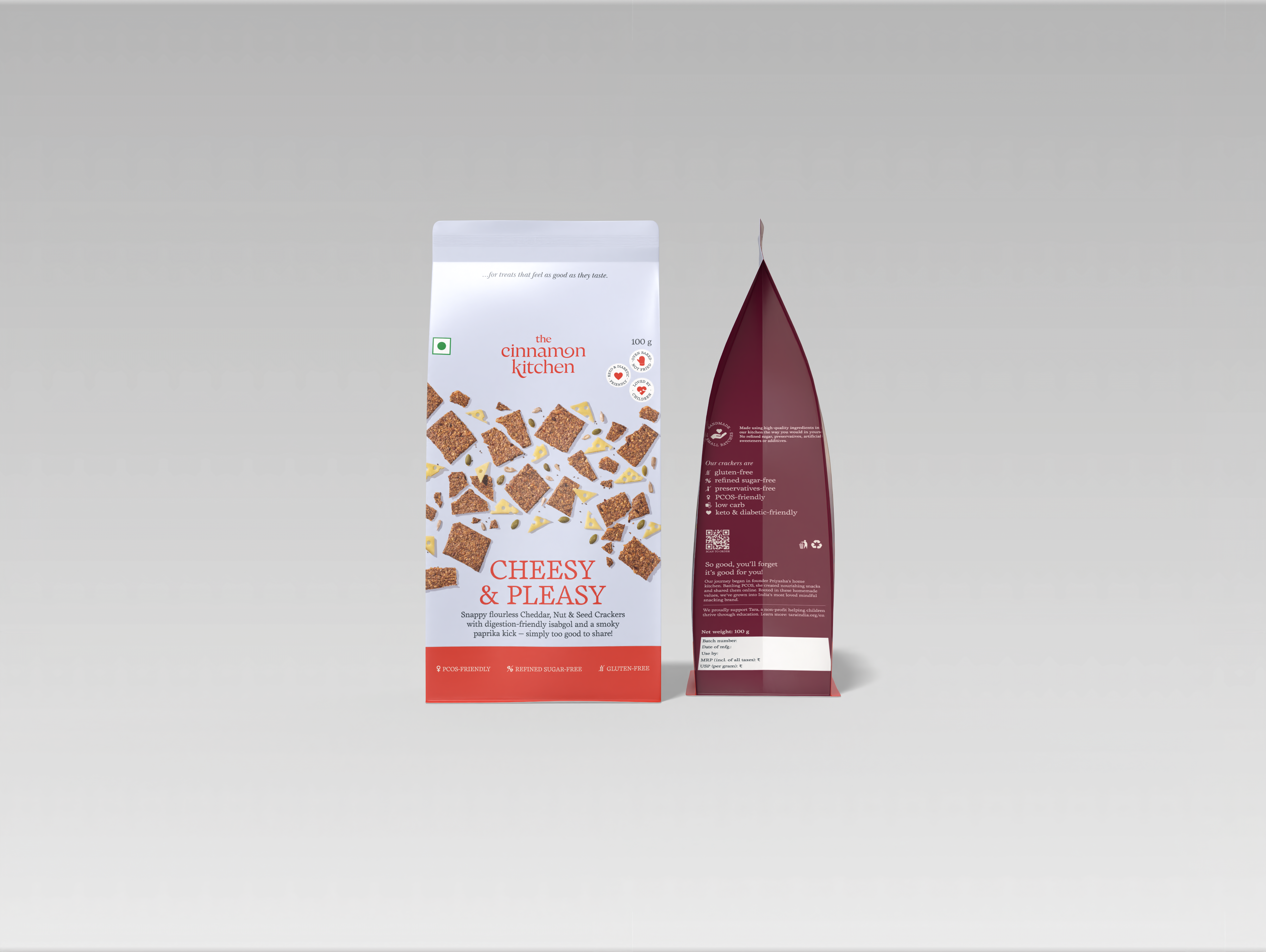 Cheddar Nut & Seed Crackers