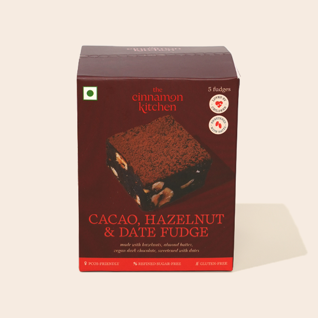Cacao, Hazelnut & Date Fudge