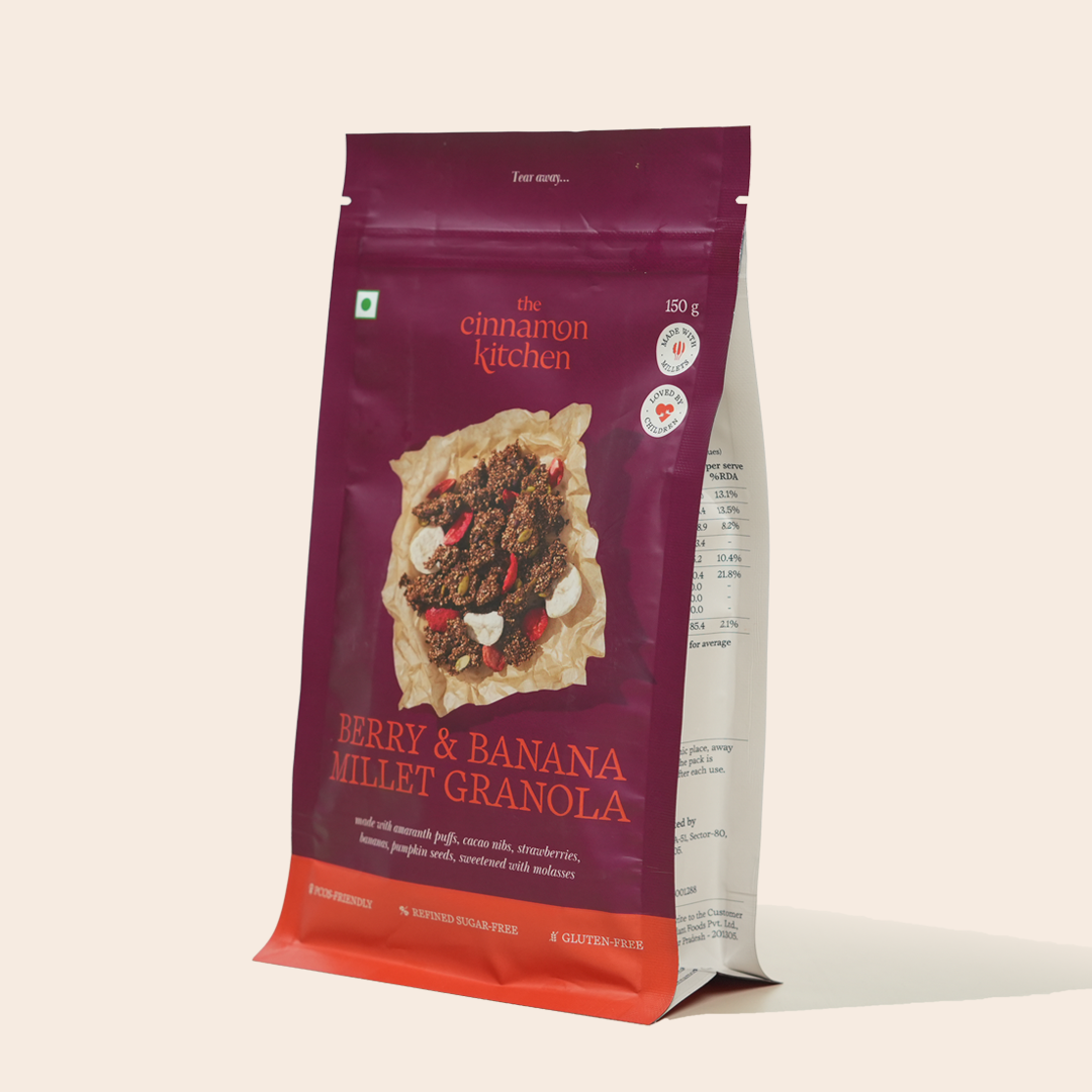 Berry & Banana Millet Granola