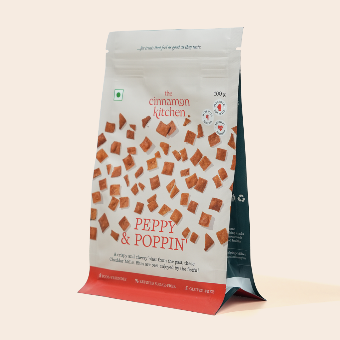 Cheddar Millet Bites