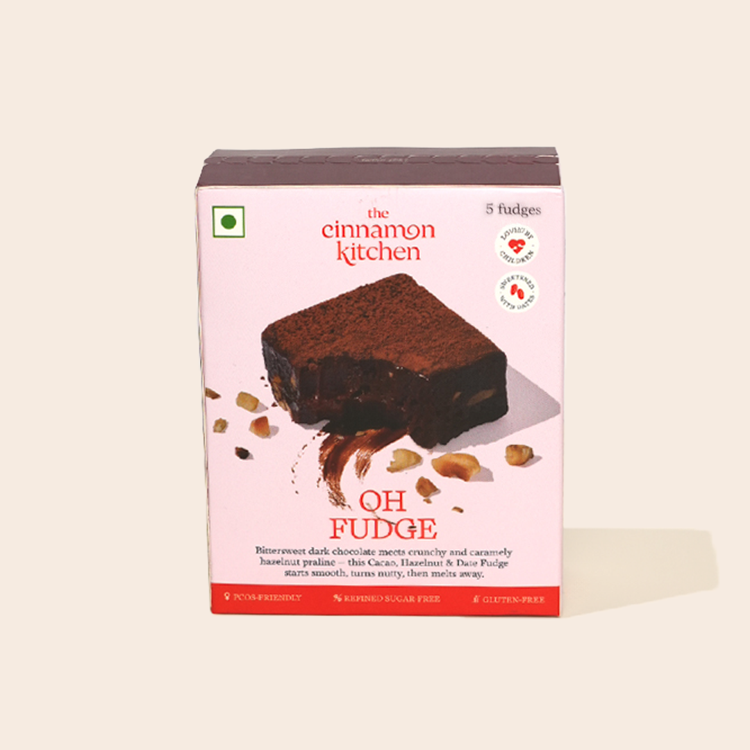 Cacao, Hazelnut & Date Fudge