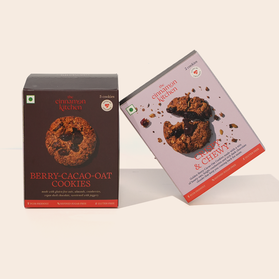 Berry Cacao Oat Cookies