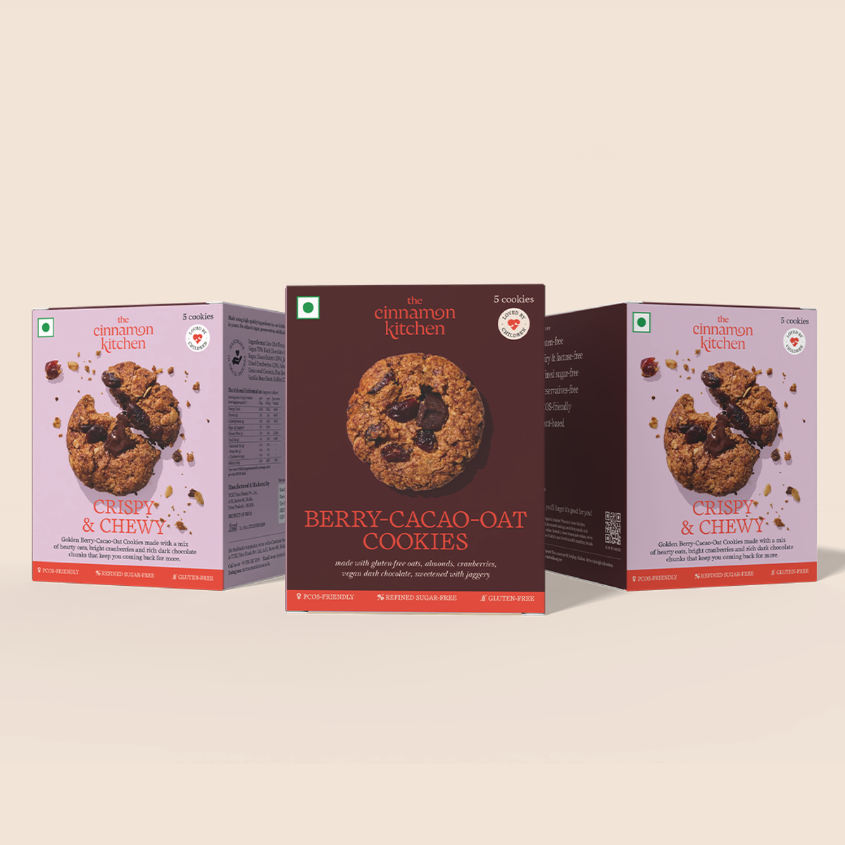Berry Cacao Oat Cookie