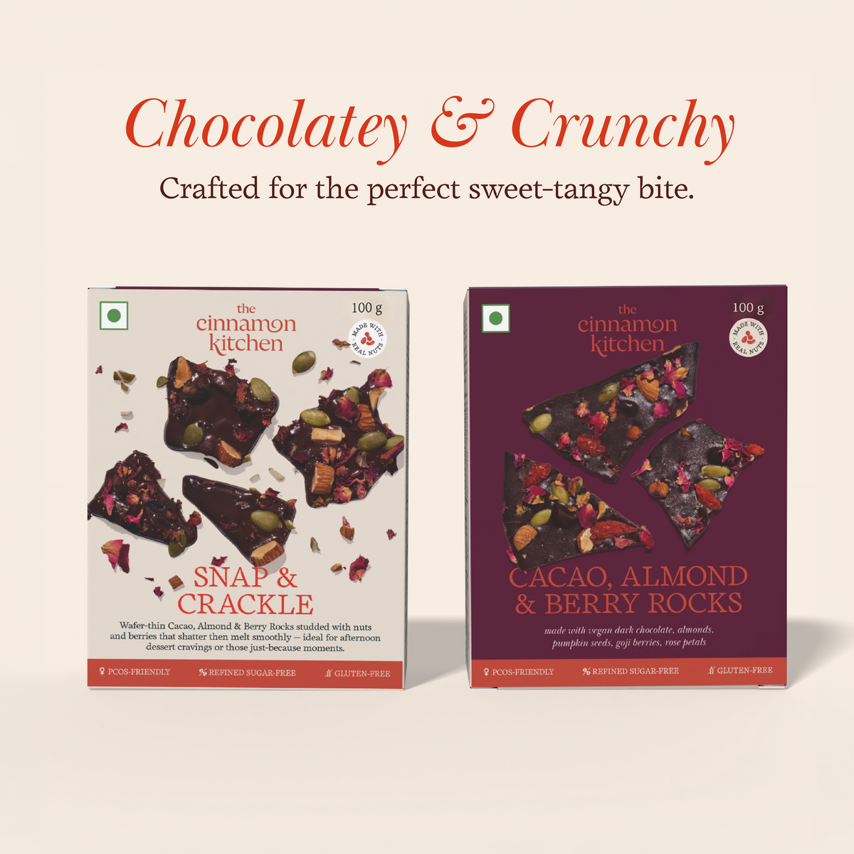 Cacao, Almond & Berry Rocks