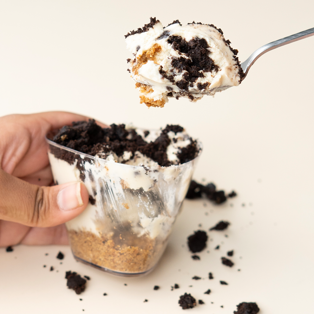 Brownie & Cheesecake Millet Jar