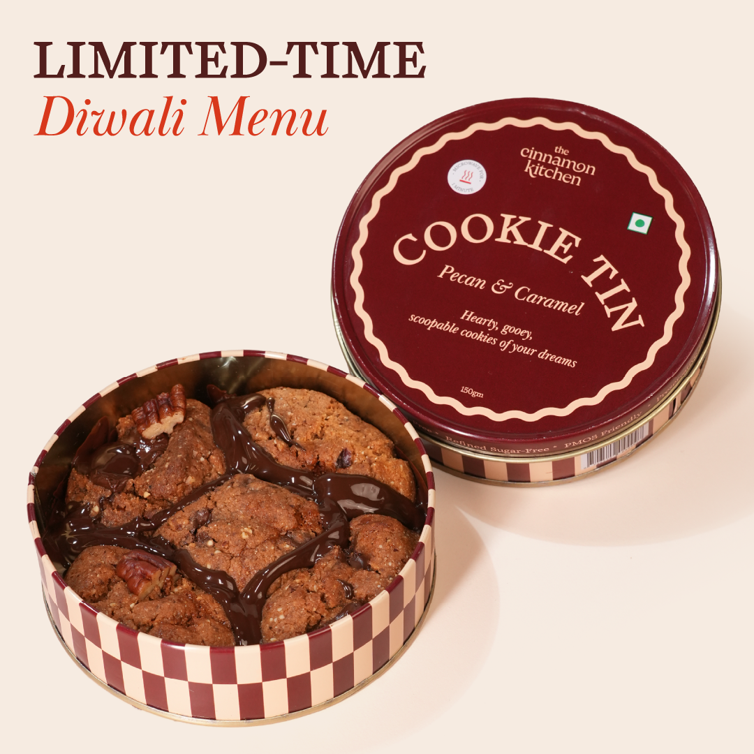 Pecan & Caramel Cookie Tin