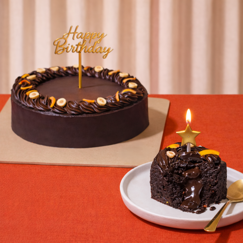 Orange & Cacao Millet Cake