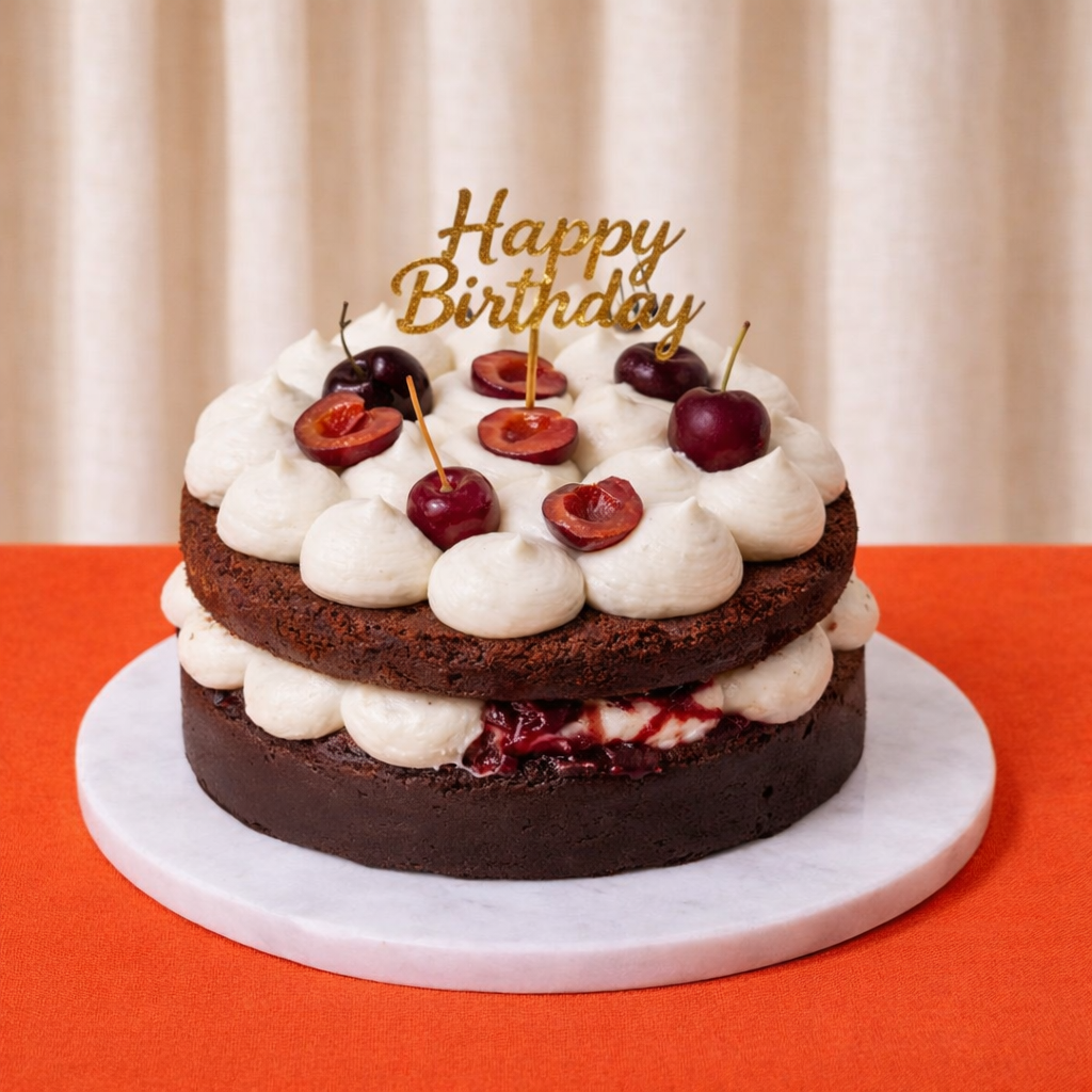 Cherry & Cacao Millet Cake